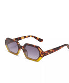 Okkia Andrea Altıgen Unisex  Güneş Gözlüğü Havana Sarısı