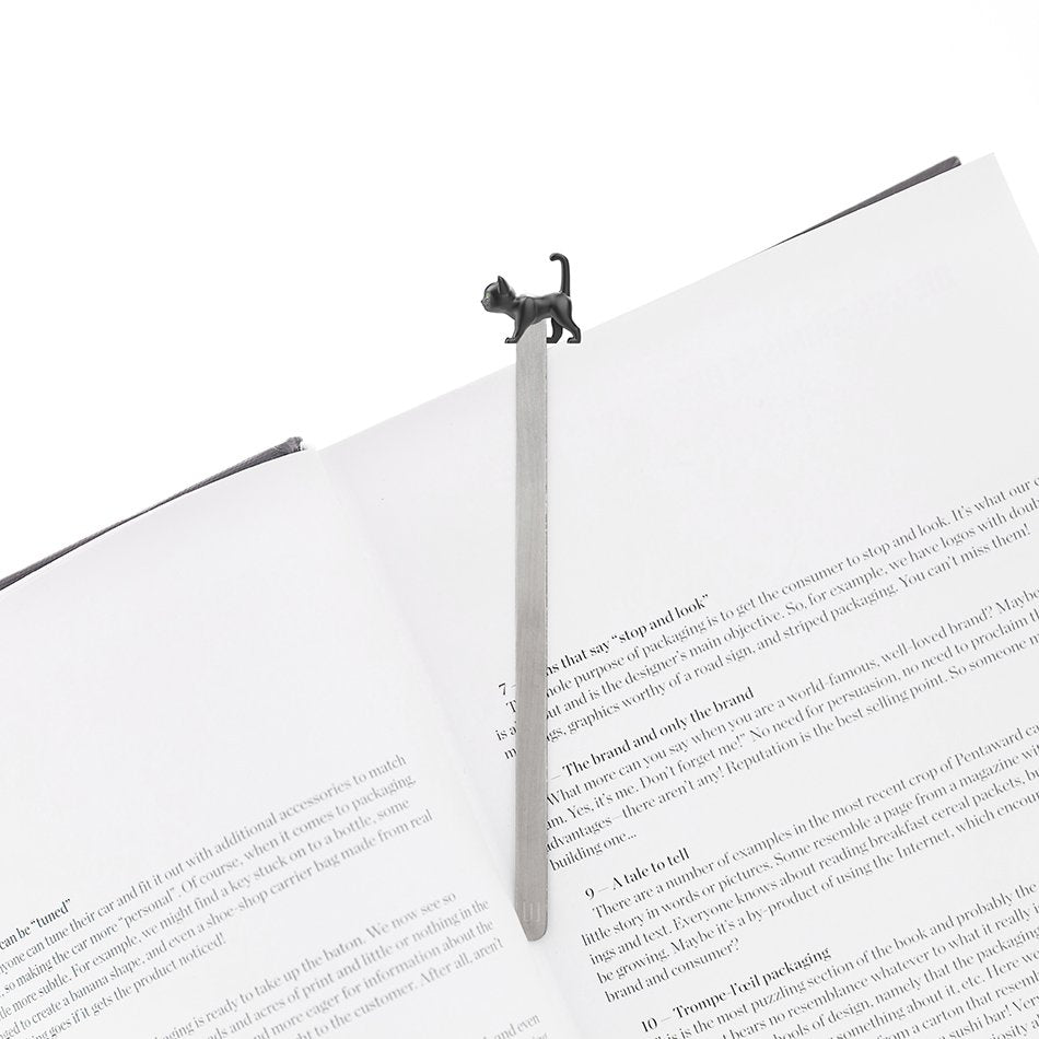 Metalmorphose Black Cat Kitap Ayracı