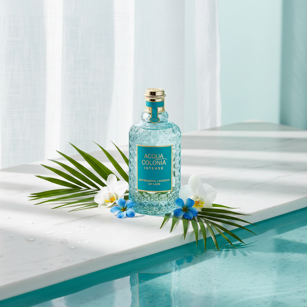Bonherre mağazasından 4711 Acqua Colonia Intense Refreshing Lagoons of Laos, çiçeksi ve yeşil lüks kadın parfümü.