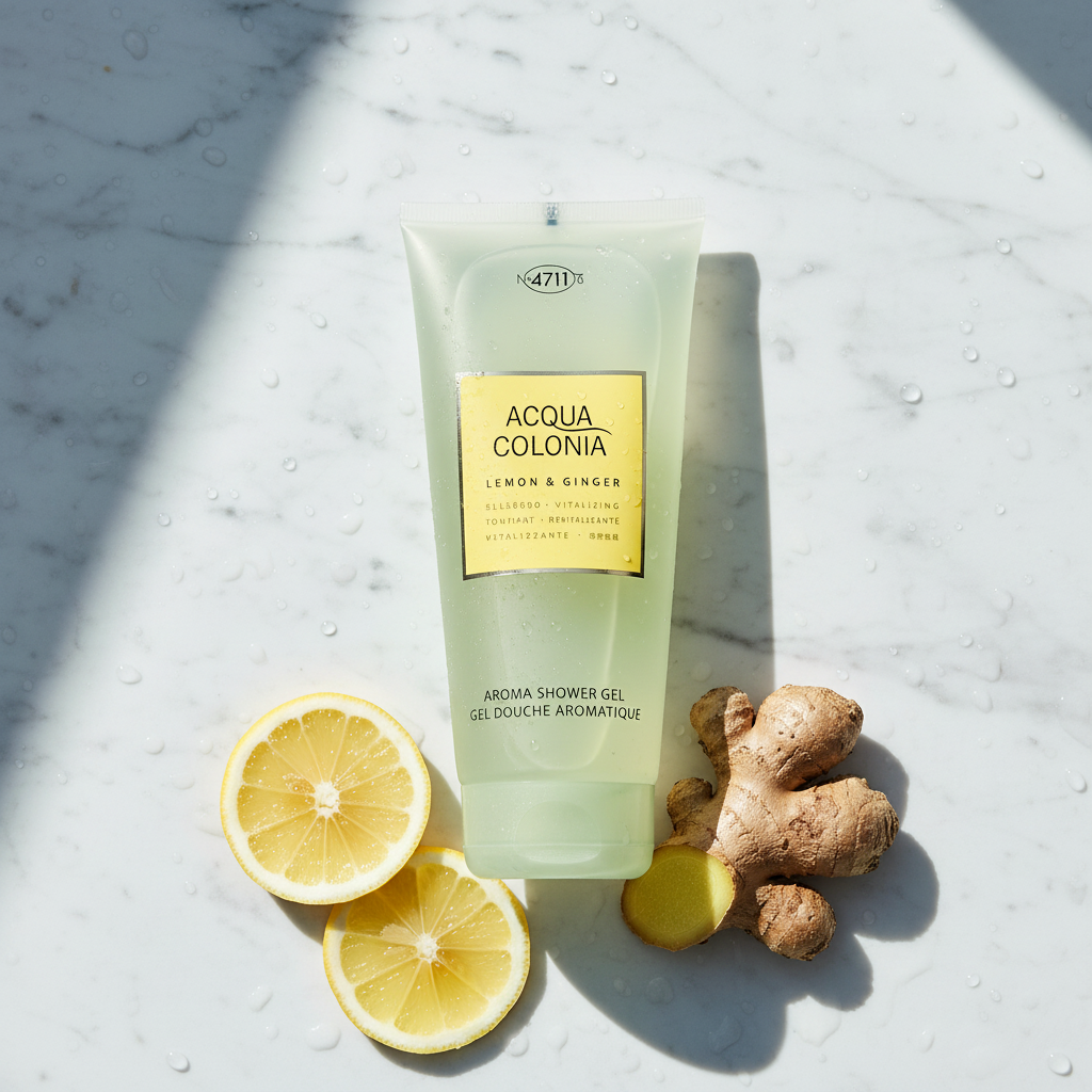 Bonherre mağazasından 4711 Limon ve Zencefil, canlandırıcı ve enerji veren lüks erkek duş jeli.