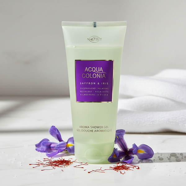 Bonherre mağazasından 4711 Acqua Colonia Safran ve İris, paraben içermeyen rahatlatıcı ve çiçeksi lüks duş jeli.