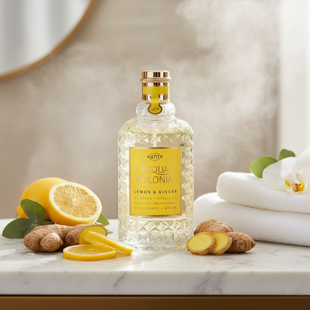 Bonherre mağazasından 4711 Acqua Colonia Limon & Zencefil, canlandırıcı narenciye ve baharatlı lüks unisex parfüm.