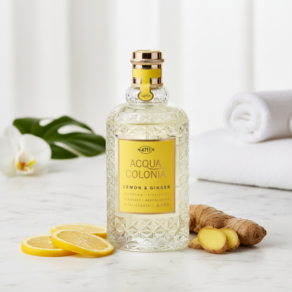 Bonherre mağazasından 4711 Acqua Colonia Limon & Zencefil, 170 ml ferahlatıcı lüks unisex parfüm.