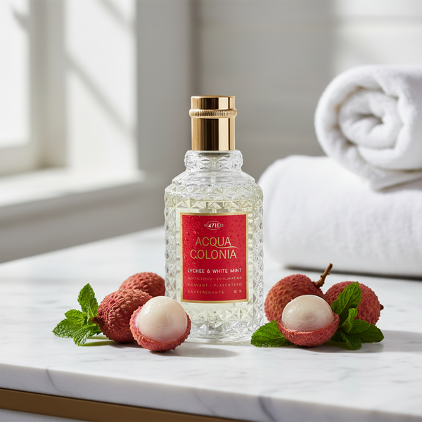 Bonherre mağazasından 4711 Acqua Colonia Liçi & Beyaz Nane, egzotik ve ferahlatıcı lüks unisex parfüm.