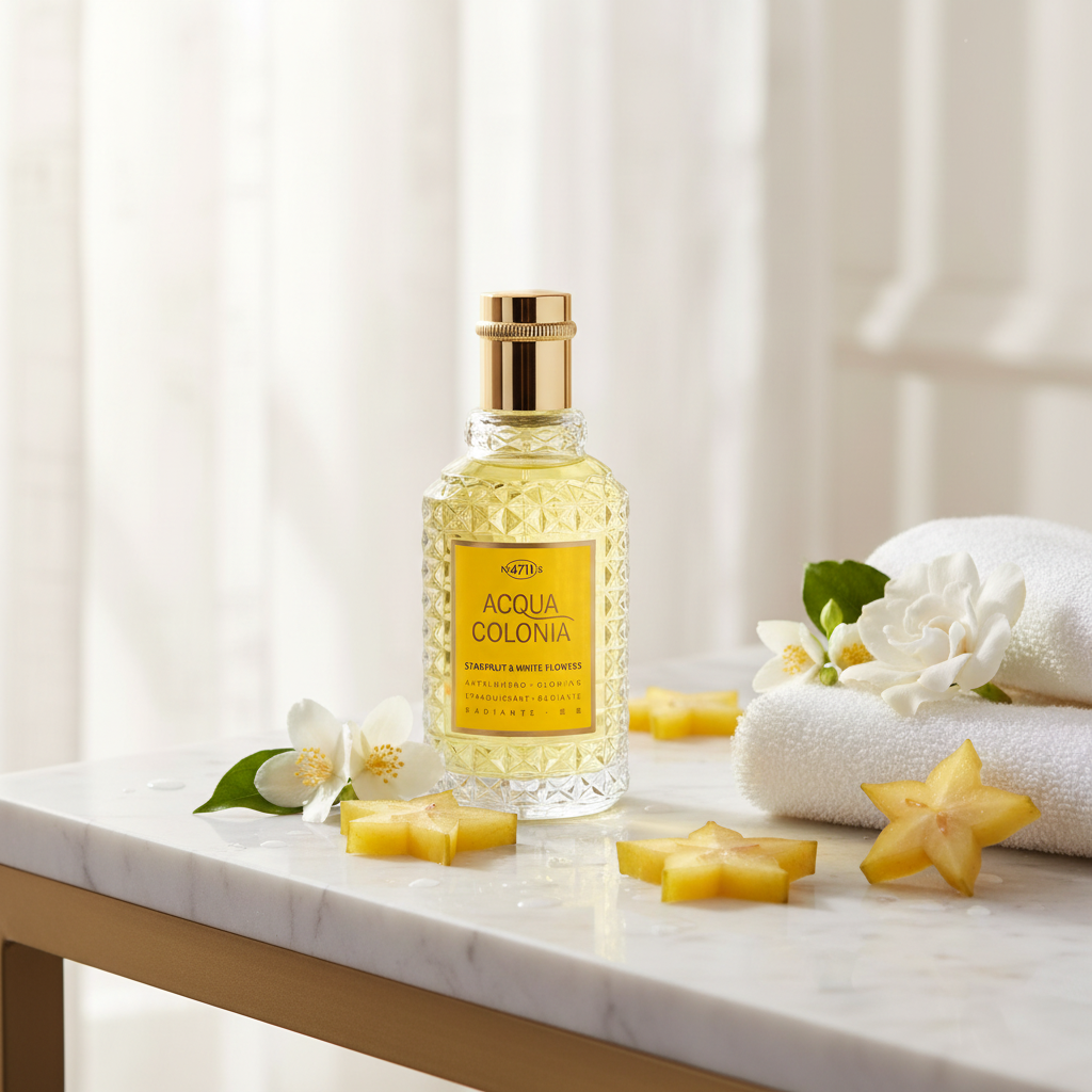 Bonherre mağazasından 4711 Acqua Colonia Yıldız Meyvesi & Beyaz Çiçekler, egzotik ve çiçeksi lüks unisex parfüm.