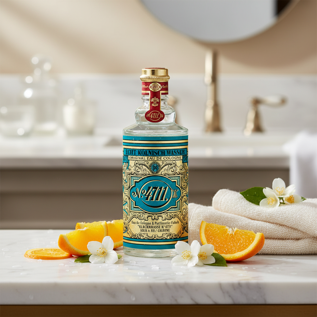Bonherre mağazasından 4711 Original Eau de Cologne, 50 ml dökme şişeli ikonik lüks erkek parfümü.