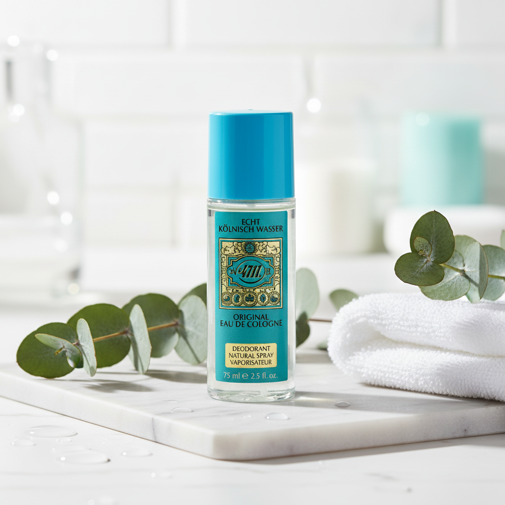 Bonherre mağazasından 4711 Original Eau de Cologne, limon ve lavanta notalı ferahlatıcı lüks vücut spreyi.