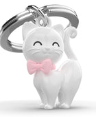 Metalmorphose Beyaz Kedi Anahtarlık