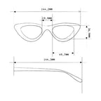 Okkia Adriana Ekran Koruyucu Gözlük Cat Eyes Tataruga