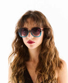 Okkia Anna Butterfly Güneş Gözlüğü Havana Mavisi