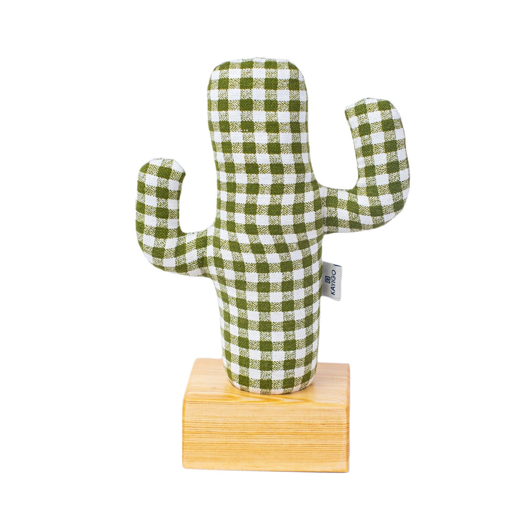 Kayıgo Cactus Lavanta Dolgulu Notluk - Yeşil Pötikare