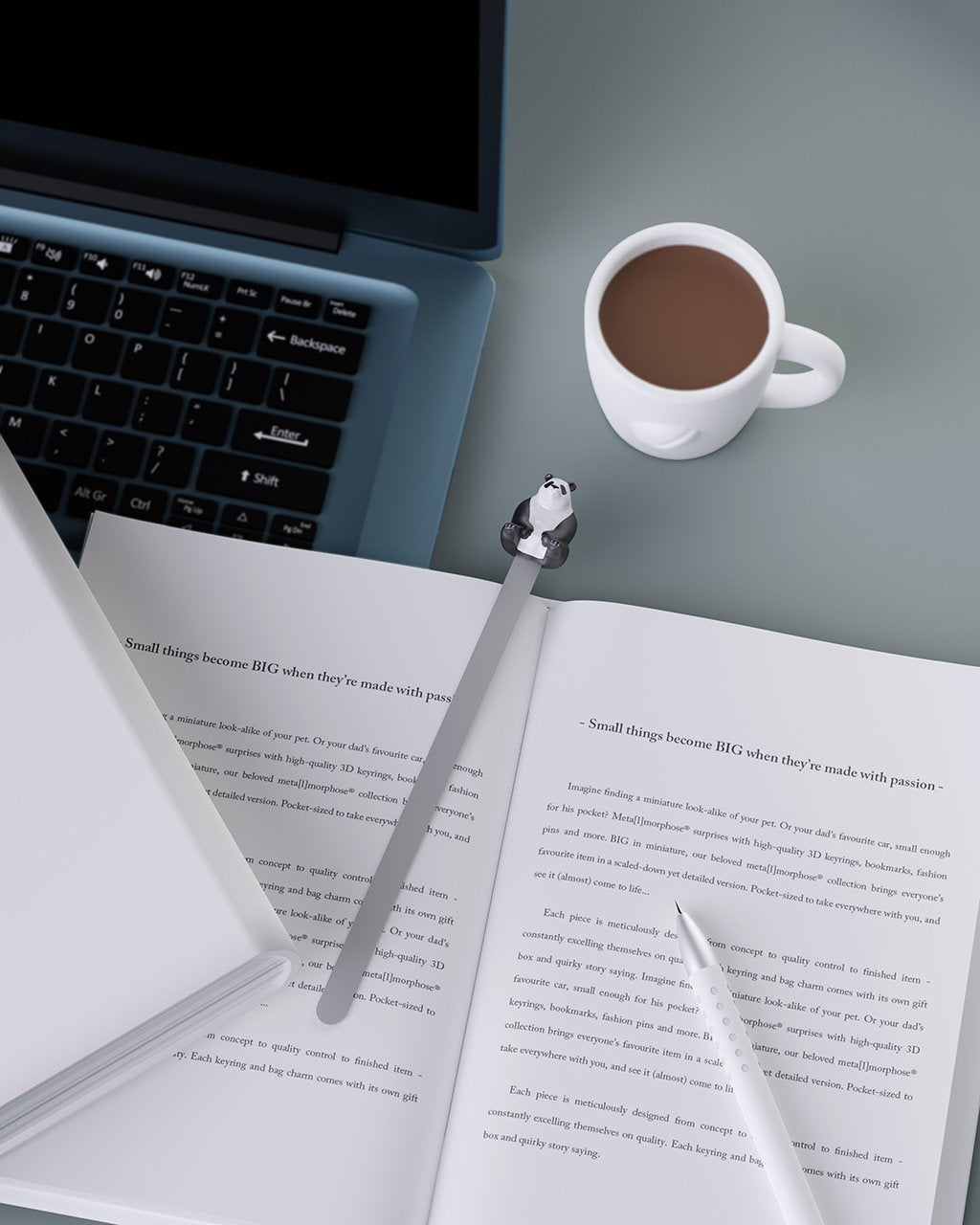 Metalmorphose Panda Kitap Ayracı