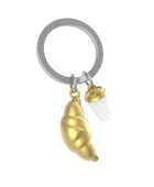 Metalmorphose Kruvasan & Kahve Fincanı Anahtarlık