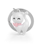 Metalmorphose Beyaz Kedi Anahtarlık