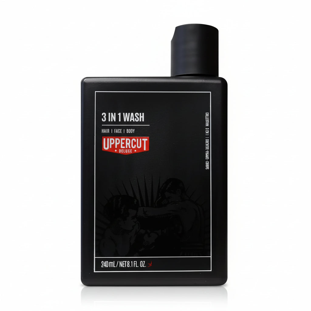 Bonherre mağazasından Uppercut Deluxe 3 in 1 Wash, saç, yüz ve vücut için hindistan cevizi yağlı lüks şampuan.