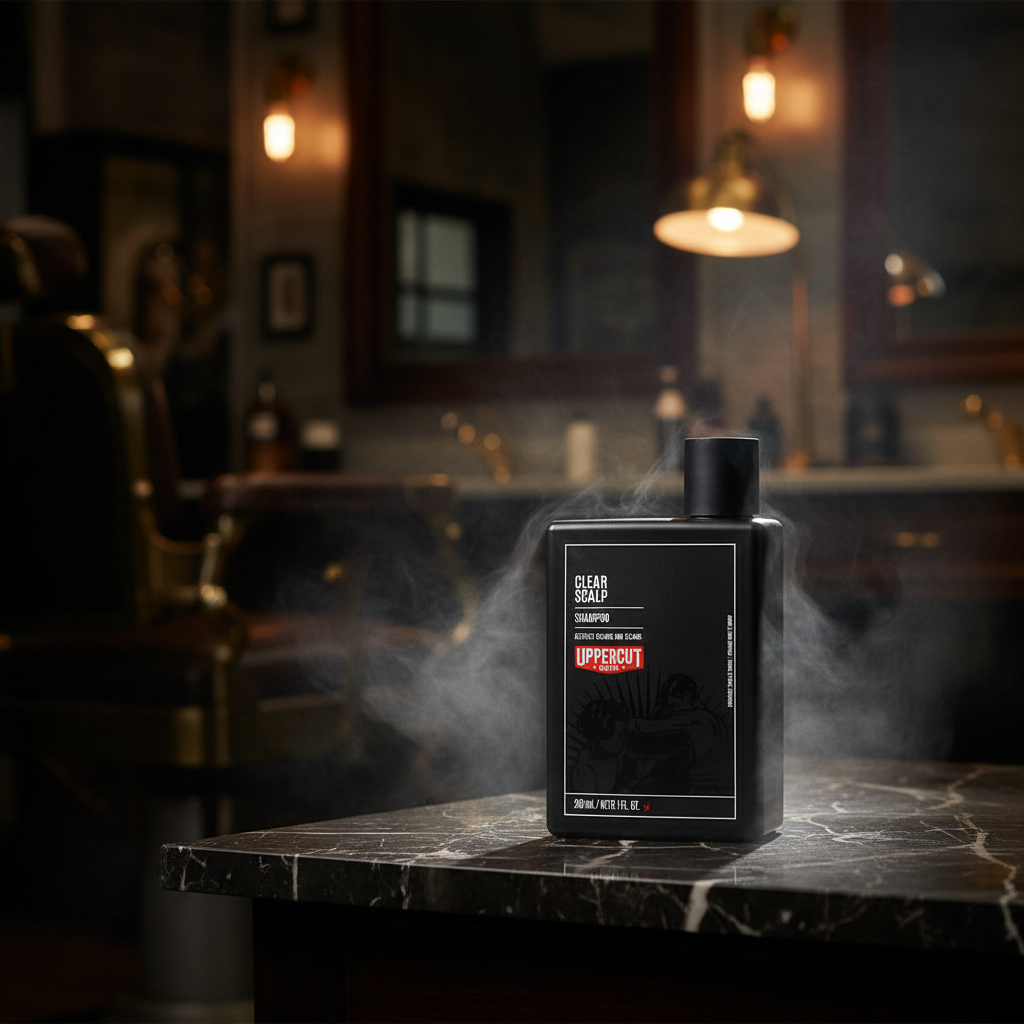 Bonherre mağazasından Uppercut Deluxe Clear Scalp, Piroctone Olamine içeren lüks kepek önleyici şampuan.
