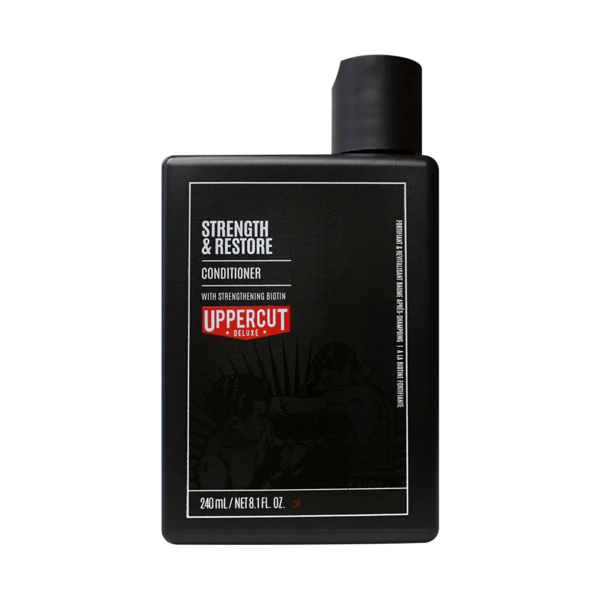 Bonherre mağazasından Uppercut Deluxe Strength and Restore, Biotin ve Kafein içeren onarıcı lüks saç kremi.