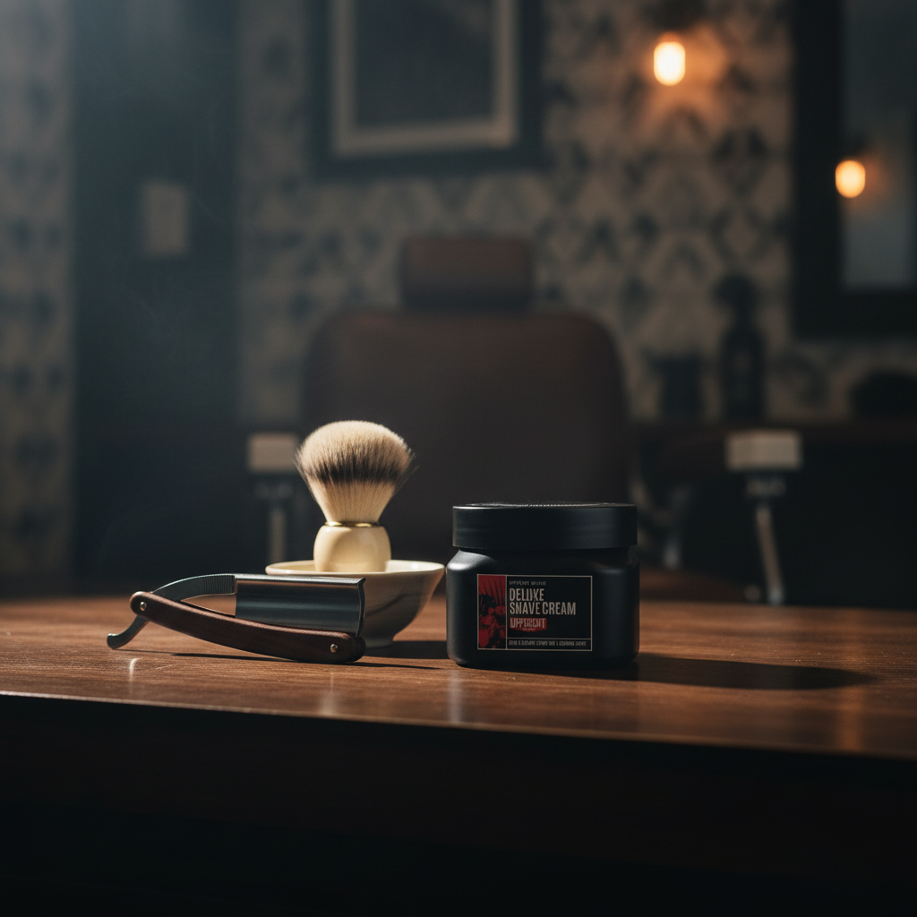 Bonherre mağazasından Uppercut Deluxe Tıraş Kremi, hassas ciltler için besleyici ve nemlendirici lüks tıraş ürünü.