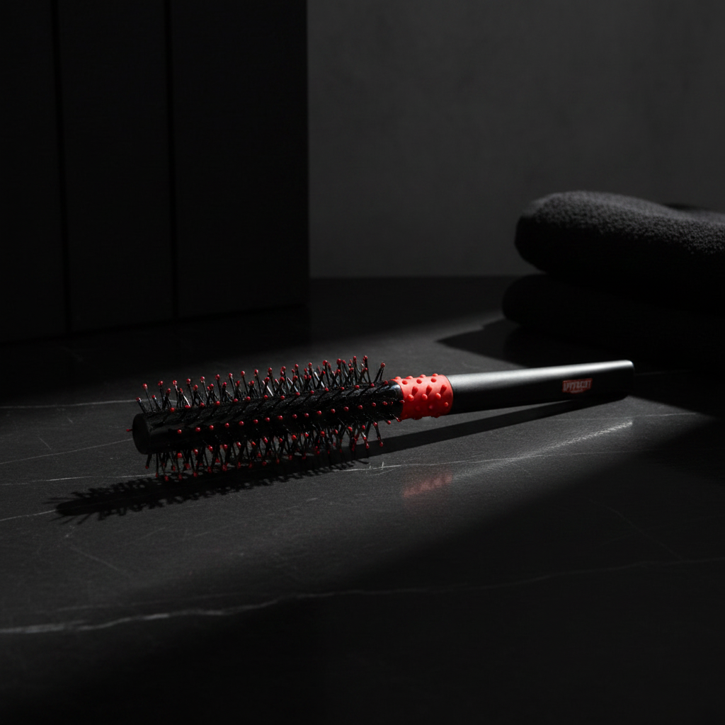 Bonherre mağazasından Uppercut Deluxe Quiff Roller, saç hacimlendirme ve quiff modelleri için profesyonel yuvarlak fırça.