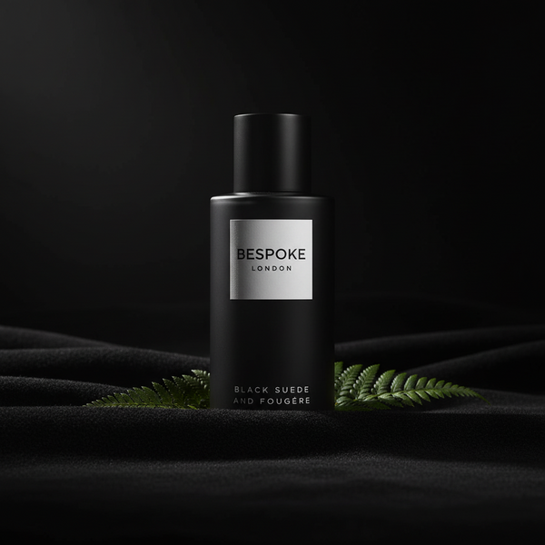 Bonherre mağazasından Bespoke Black Suede and Fougere, aromatik ve odunsu lüks erkek parfümü.