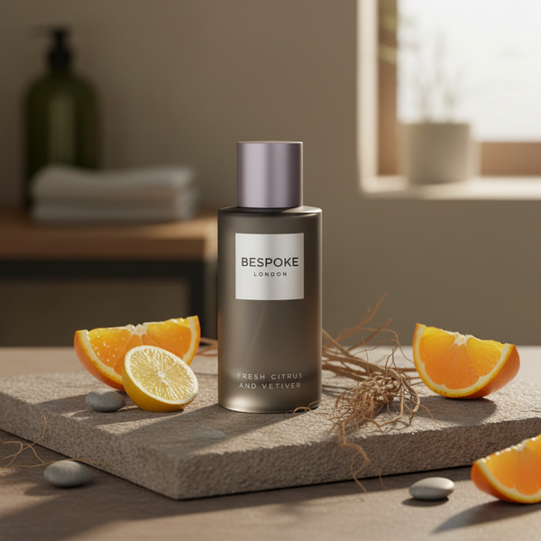Bonherre mağazasından Bespoke Fresh Citrus and Vetiver, ferah mandalina ve vetiver özlü lüks erkek parfümü.
