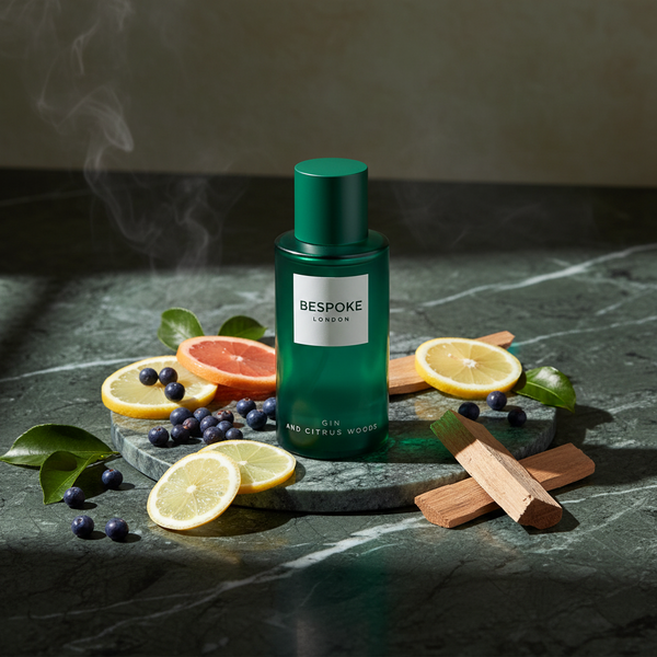 Bonherre mağazasından Bespoke Gin and Citrus Woods, ferah narenciye ve odunsu lüks erkek parfümü.