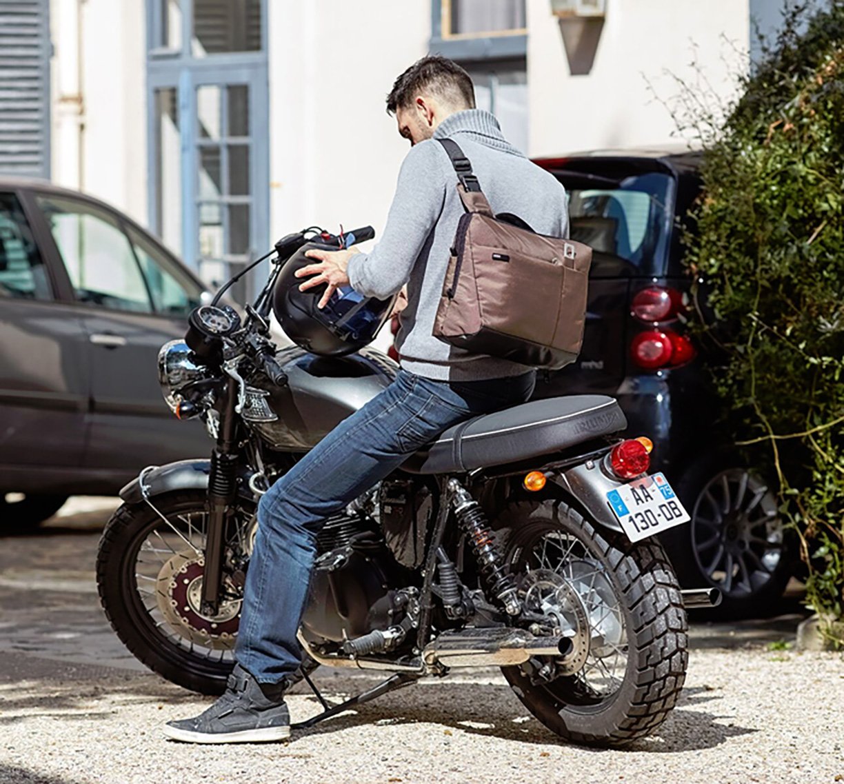 Lexon Apollo Bisiklet Çantası Gri