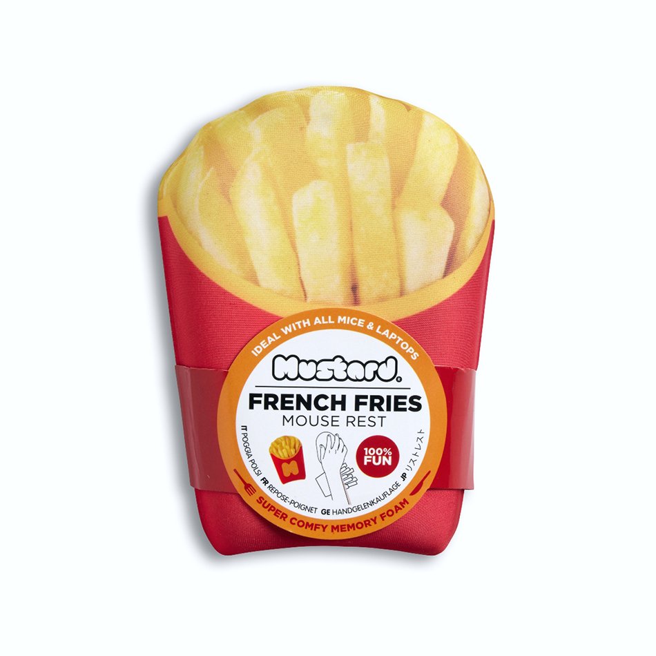 Mustard Fries Mouse Silikon Bilek Desteği – Bonherre