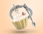 Metalmorphose Cupcake Anahtarlık