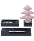 Kayigo Woody Siyah Üçlü Ofis Seti - Pembe Çam