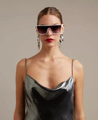 Okkia Tokyo Unisex Güneş Gözlüğü Beyaz