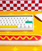 Mustard Hot Dog Silikon Klavye Desteği