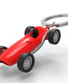 Metalmorphose Kırmızı Vintage Yarış Arabası Anahtarlık