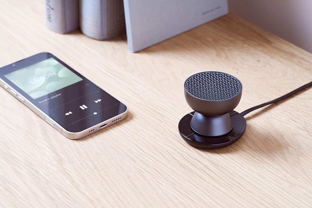 Lexon Tamo TWS  Bluetooth Hoparlör Metalik Gri