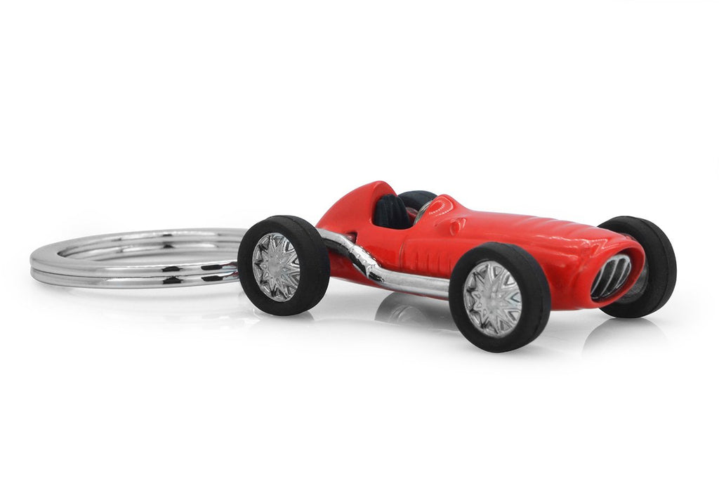Metalmorphose Kırmızı Vintage Yarış Arabası Anahtarlık