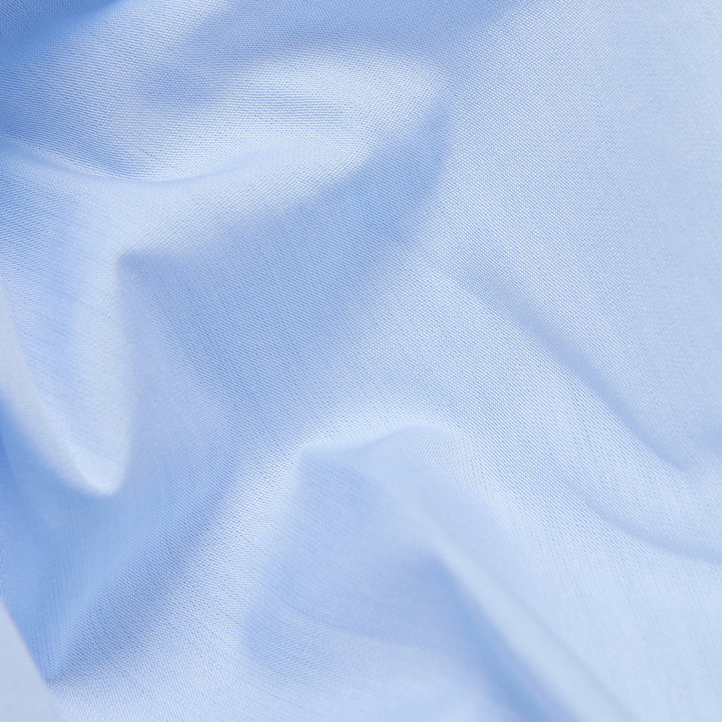 Açık Mavi Sea Island Cotton El Yapımı Gömlek