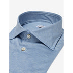 Mavi Jersey Cotton El Yapımı Gömlek