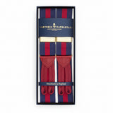 Lacivert Bordo Şeritli Pantolon Askısı