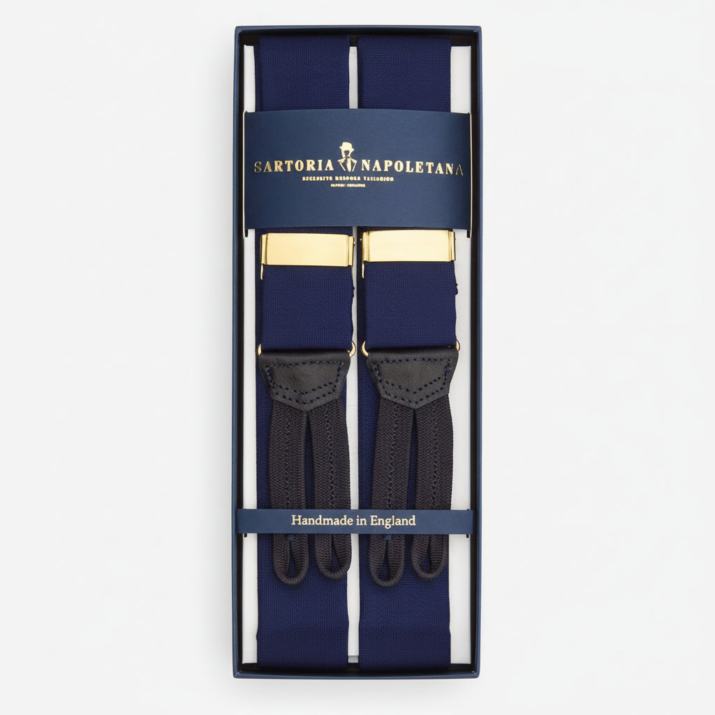 Lacivert Fresco Pantolon Askısı