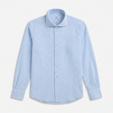 Açık Mavi Gömlek - Gofre Dokuma
