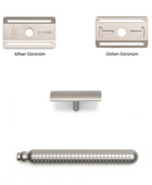 Klasik Tıraş Makinesi - Masamune Paslanmaz Çelik - Kapalı Taraklı