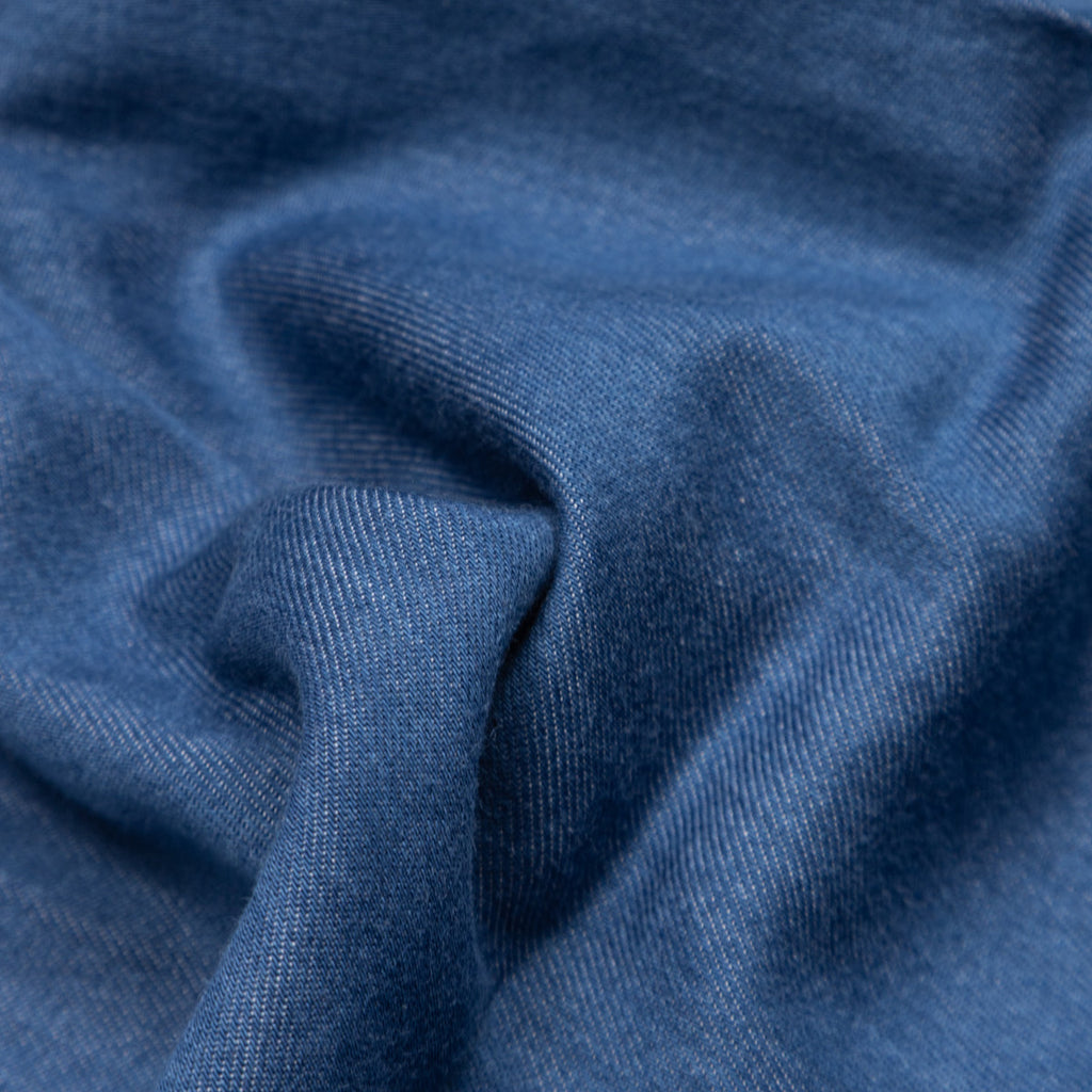 Orta Mavi Denim El Yapımı Gömlek