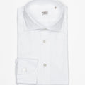 Beyaz Jersey Cotton El Yapımı Gömlek