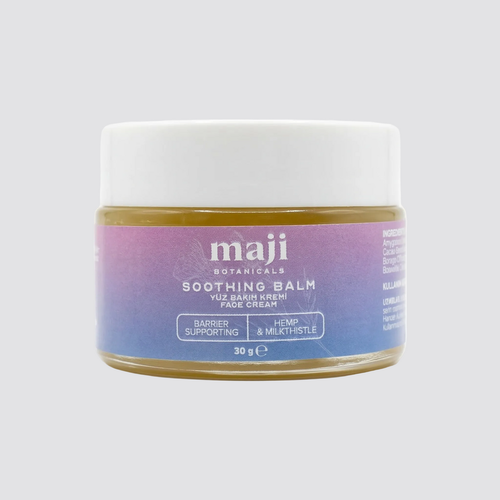 Bonherre mağazasından Maji Botanicals Soothing bariyer onarıcı balm, kenevir ve hodan yağlı yerli üretim doğal bakım.