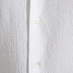 Beyaz Gömlek - Gofre Dokuma