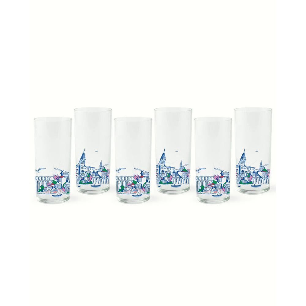 Bir Zamanlar İstanbul Rakı Kadehi 6'lı Set
