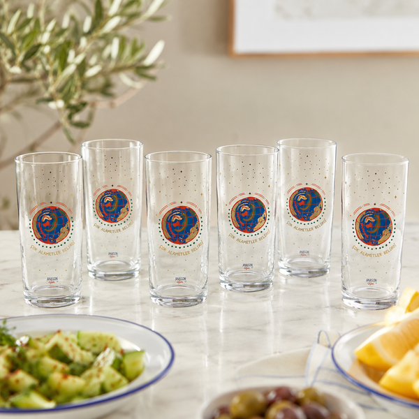 Many Signs Appeared - Raki Glass Set of 6