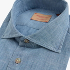 Chambray Denim Gömlek - Açık Mavi