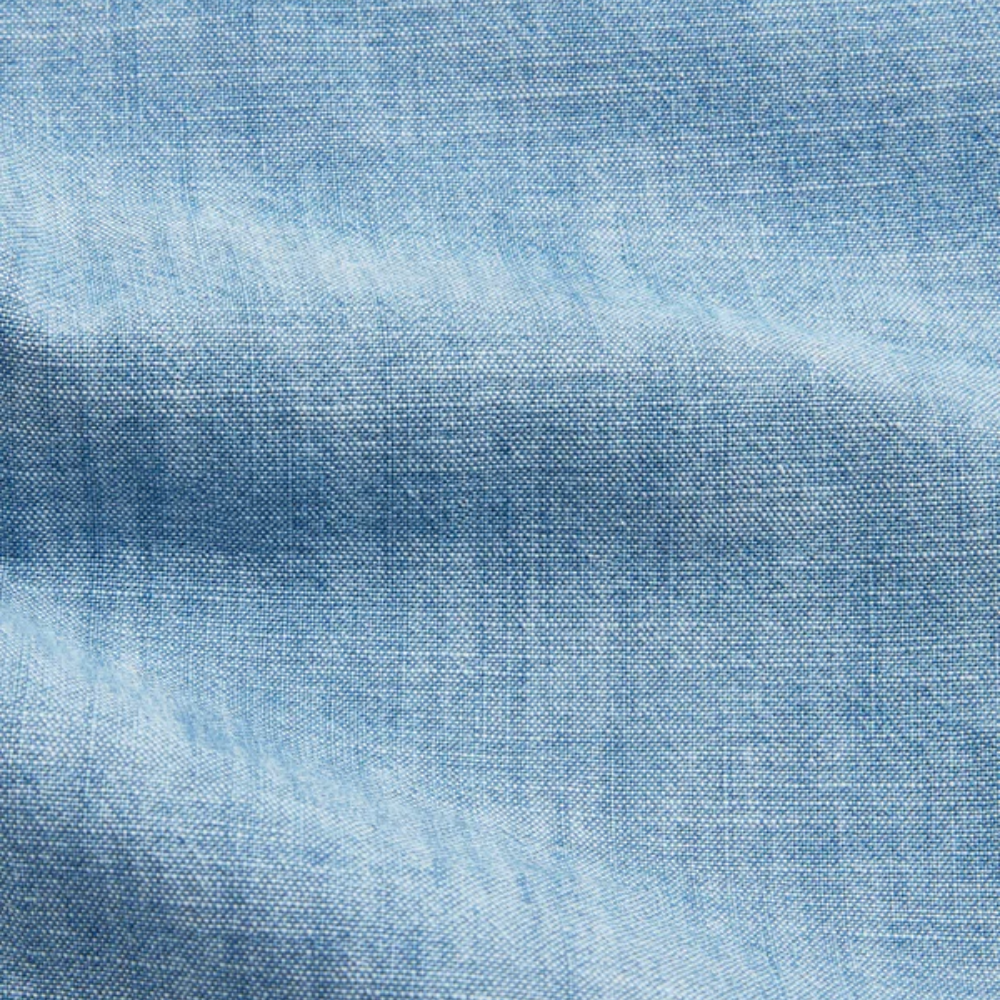 Chambray Denim Gömlek - Açık Mavi