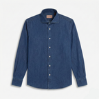 Denim Gömlek - Koyu Mavi